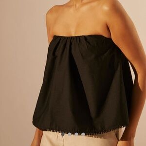 Cecilia Pettersson Palm Swing Tube Top Black Sz M